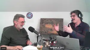 Johan De Ryck en Jan Huib Nas samen aan tafel